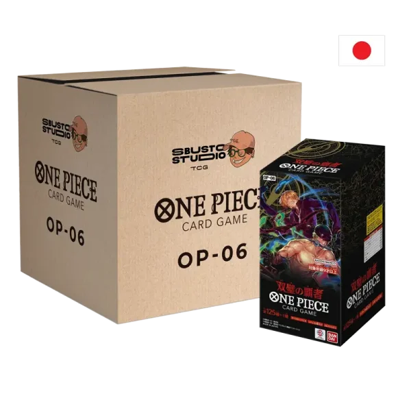 One Piece OP-06 "Wings of the Captain" Case 12 Box