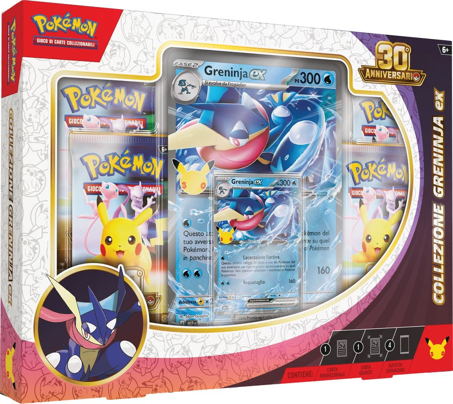 Pokémon 30° Anniversario Collezione Greninja ex ITA